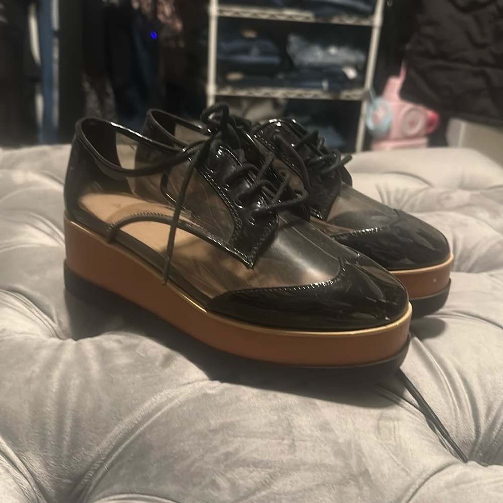 Black and Tan Platforms